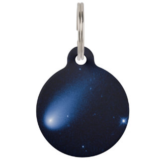 comet and stars pet tag
