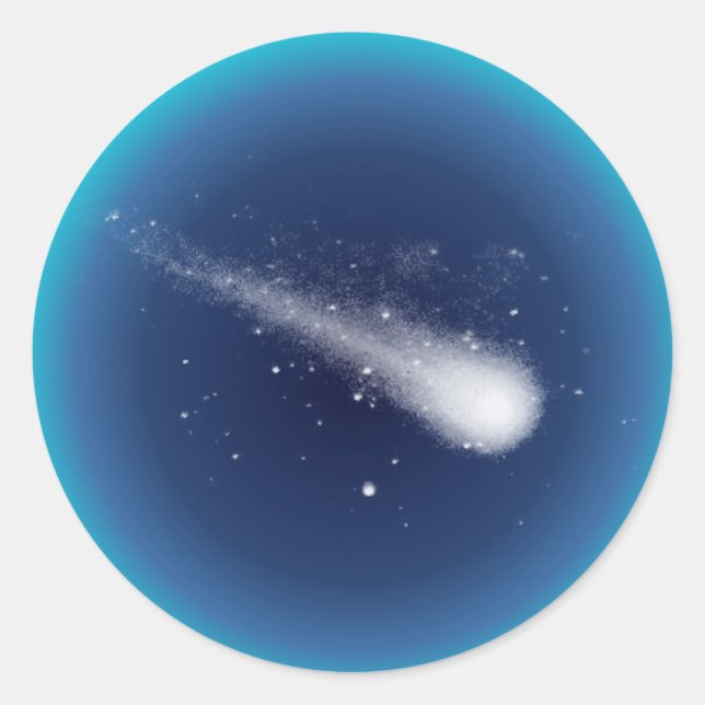 Comet Classic Round Sticker (Front)