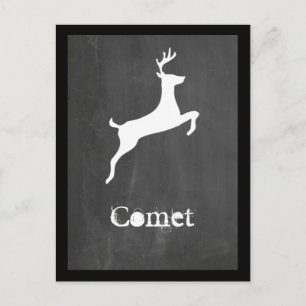 Comet Holiday Postcard