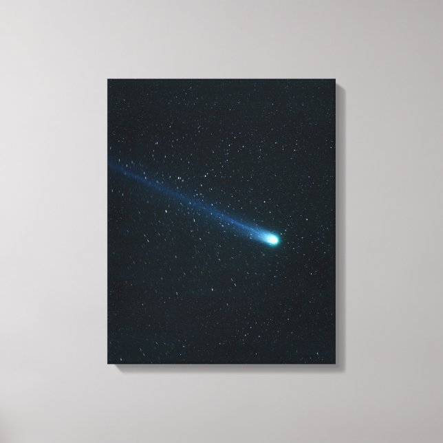 Comet in Night Sky Canvas Print (Front)