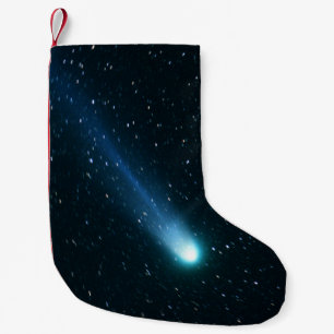 Comet in Night Sky Small Christmas Stocking