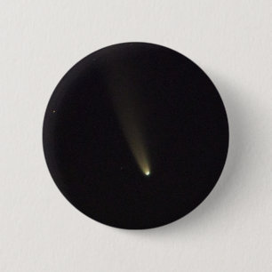 Comet NEOWISE in Night Sky 2 Inch Round Button
