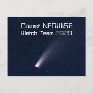 Comet NEOWISE Watch Team 2020 Postcard