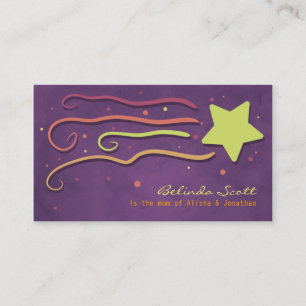 Comet Personal Mommy Calling Business Card