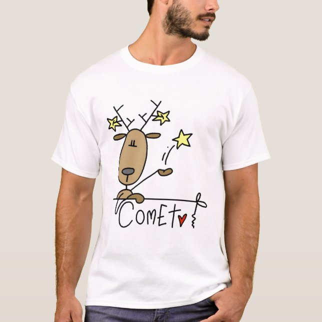 Comet Reindeer Tshirts and Gifts (Front)