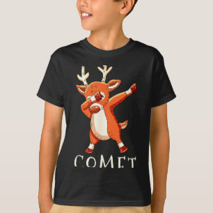 Comet Santas Reindeers Family Matching Outfit Chri T-Shirt