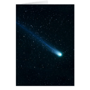 Comète dans le ciel nocturne