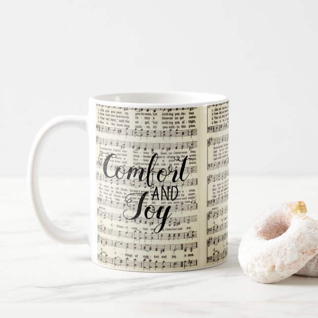 Comfort and Joy Coffee Mug (With Donut)