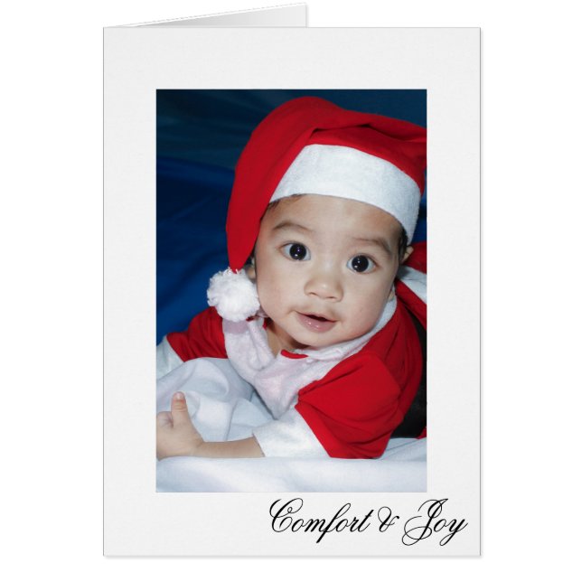 Comfort and Joy Simple Elegant Christmas (Front)