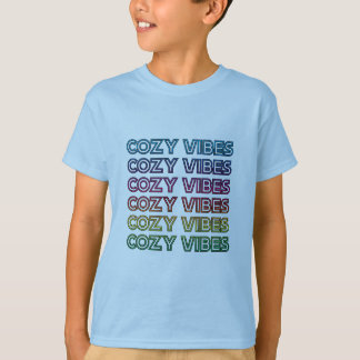 Comfort autumn cozy vibes kids loving colourful T-Shirt