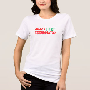 Comfort Colours® Chaos Coordinator Funny Mom Tri-Blend Shirt