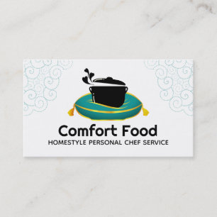 Comfort food cooking chef catering culinary business card