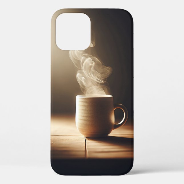 Comfort in a Cup - A Cozy Coffee Mug Phone Case (Back)