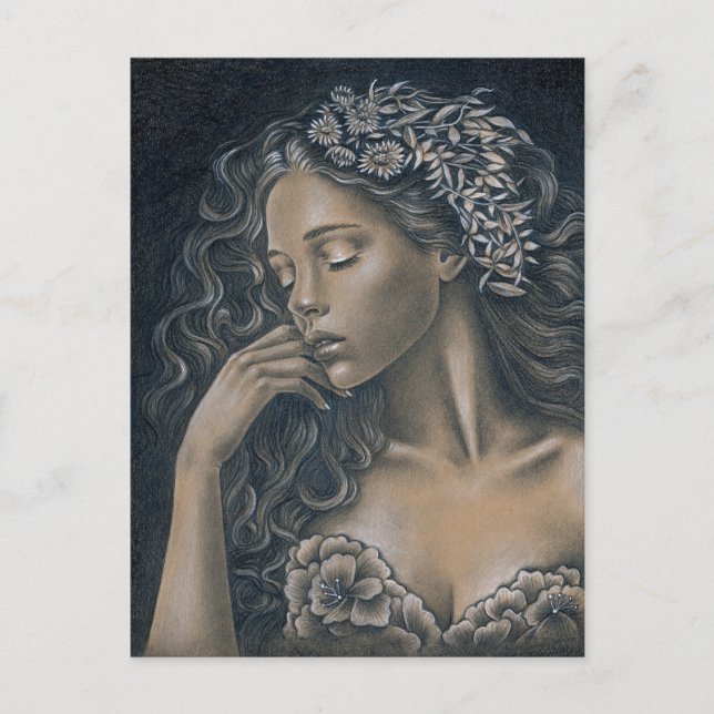 "Comfort In Darkness" postcard (Front)