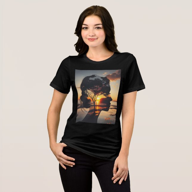 "Comfort in Style" Tri-Blend Shirt (Front Full)