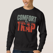 COMFORT IS A TRAP – Minimal Motivational Quote