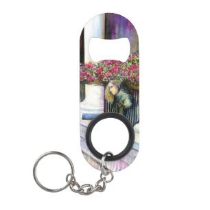 Comfort is the Enemy of Progress Keychain Bottle Opener
