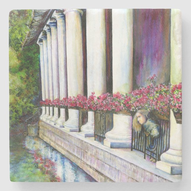 Comfort is the Enemy of Progress Stone Coaster (Front)