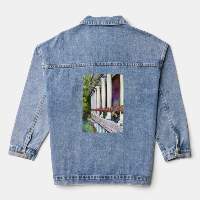 Comfort is the Eneny of Progress Denim Jacket (Back)