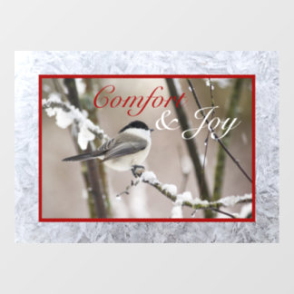 Comfort & Joy Window Cling