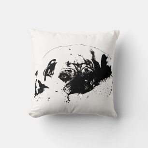 Comfort Lines, Warm Detail Throw Pillow