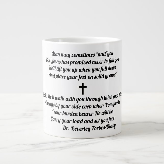 Comfort Poem Specialty Mug (Front)