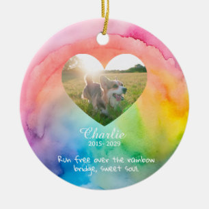 Comfort Remembrance Customizable Pet Sympathy Ceramic Ornament
