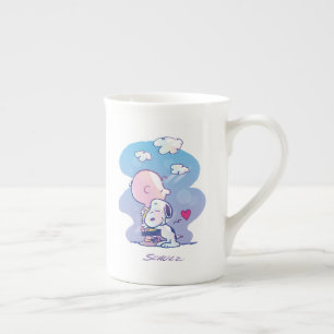 Comfort & Security   Charlie & Snoopy Hug Bone China Mug
