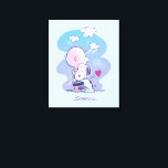 Comfort & Security | Charlie & Snoopy Hug Canvas Print<br><div class="desc">Check out this super cute Peanuts design featuring Charlie Brown and Snoopy.</div>