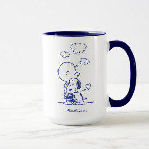 Comfort & Security   Charlie & Snoopy Hug Mug