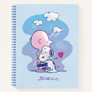 Comfort & Security   Charlie & Snoopy Hug Notebook