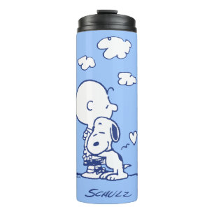 Comfort & Security   Charlie & Snoopy Hug Thermal Tumbler