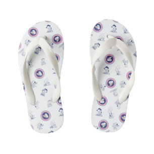 Comfort & Security   Comfort & Security Pattern Kid's Flip Flops