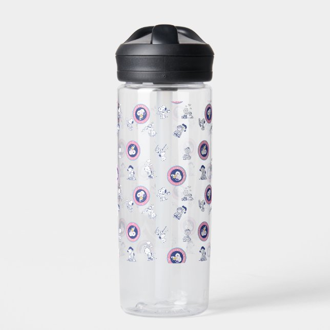 Comfort & Security | Comfort & Security Pattern Water Bottle (Front)