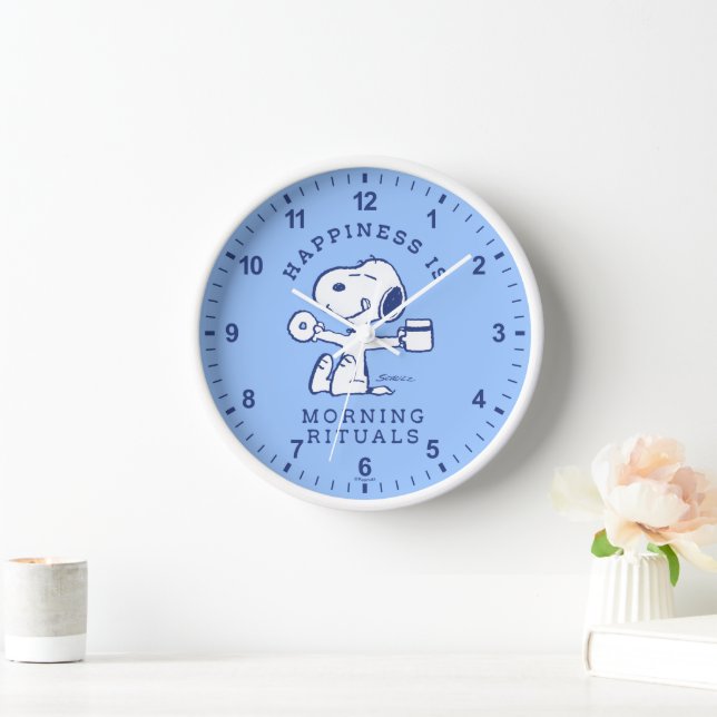 Comfort & Security | Happiness is Morning Rituals Clock (Home)