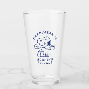 Comfort & Security Happiness is Morning Rituals Glass