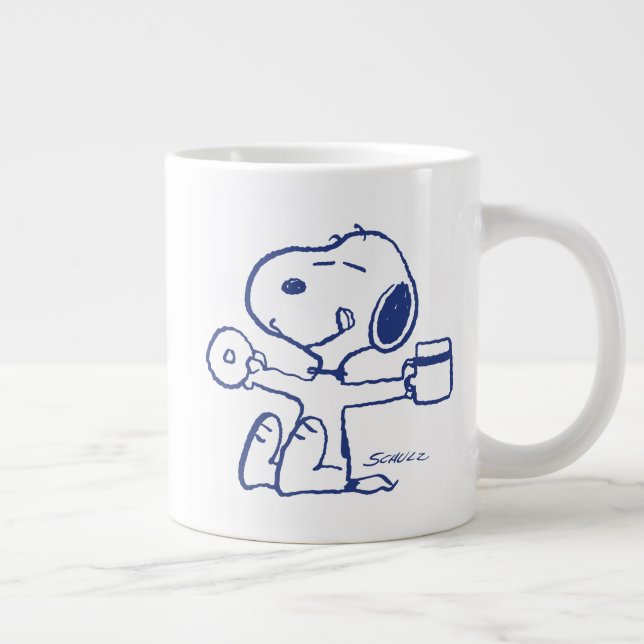 Comfort & Security | Happiness is Morning Rituals Large Coffee Mug (Right)