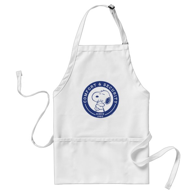 Comfort & Security | Snoopy & Woodstock Hug Standard Apron (Front)