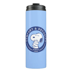 Comfort & Security   Snoopy & Woodstock Hug Thermal Tumbler