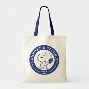 Comfort & Security   Snoopy & Woodstock Hug Tote Bag