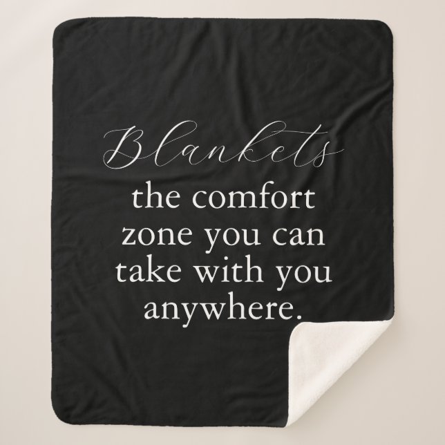 Comfort Zone | Create your Own Sherpa Blanket (Front)