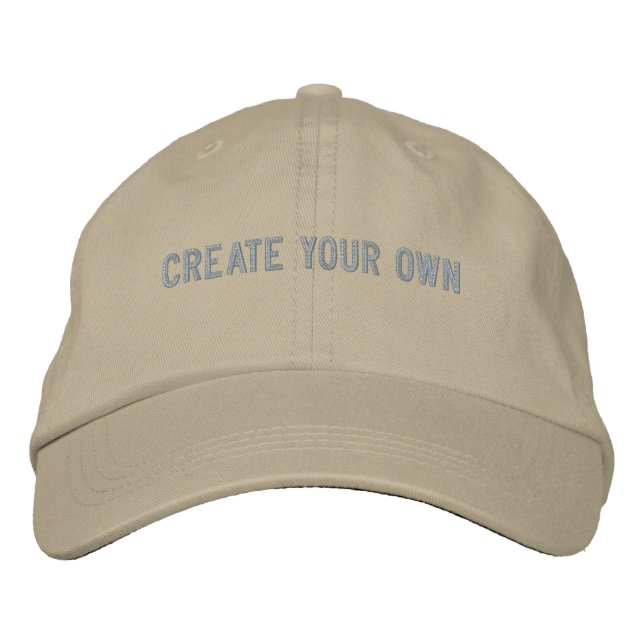 Comfortable Hat Super Khaki Custom Create your own (Front)