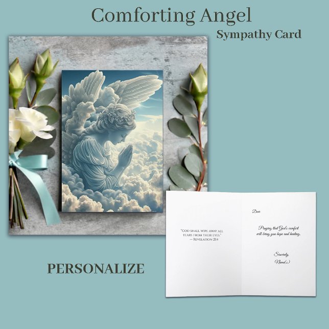 Comforting Angel Sympathy Card (Creator Uploaded)