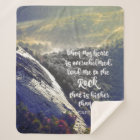 Comforting Psalms Scripture: Lead me to the Rock