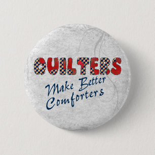 Comforting Quilters 2 Inch Round Button