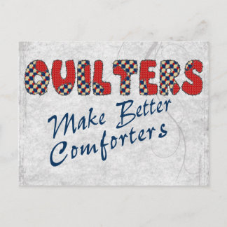 Comforting Quilters Postcard