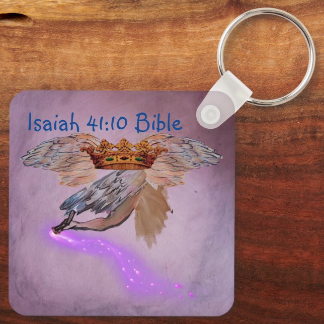 comforting scripture keychain (Back)