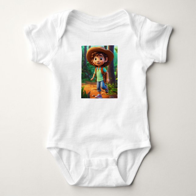 Comfy & Cute Outfit Essential Baby Bodysuit (Front)
