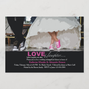 Comfy Feet Rehearsal Dinner Invitation