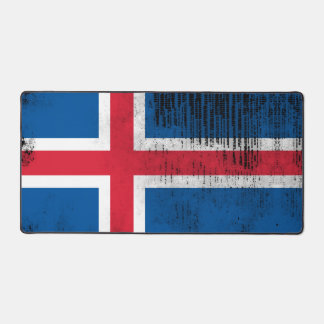 Comfy Gaming Desk Mat - Drapeau islandais